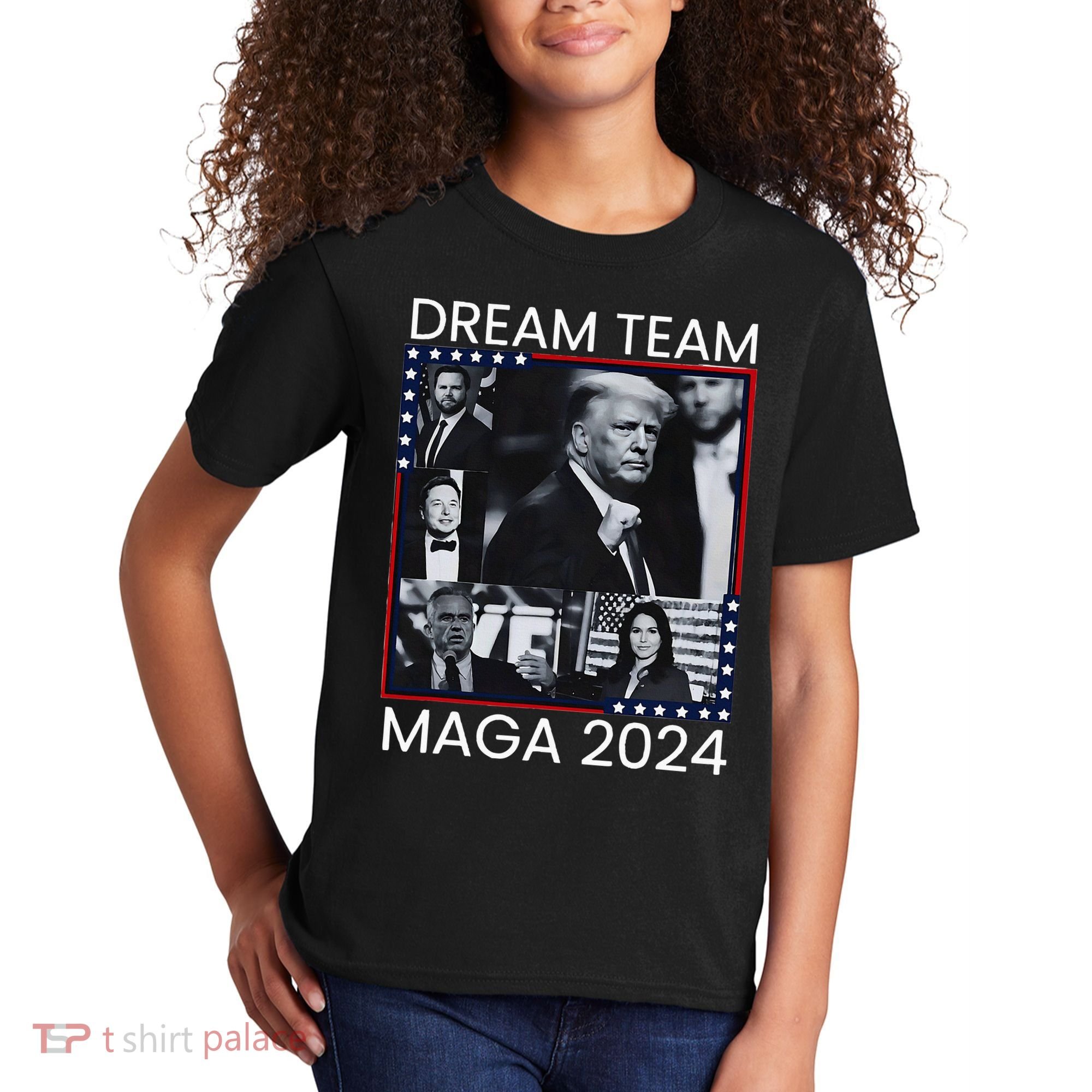 Dream Team Republican Trump Vance 2024 Kids T-Shirt