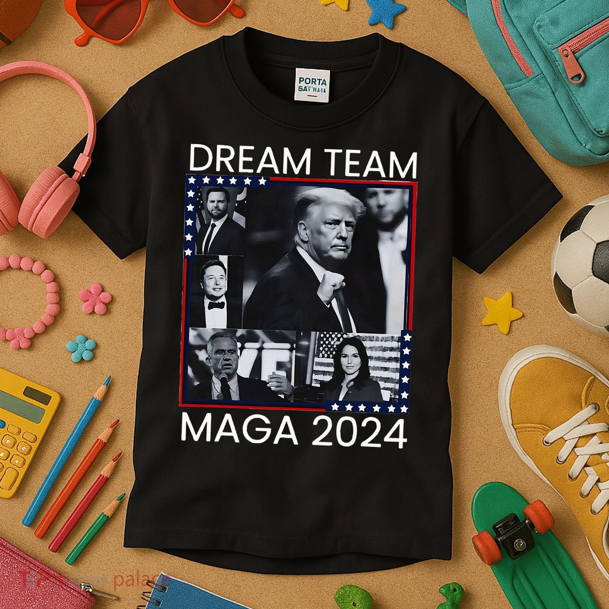 Dream Team Republican Trump Vance 2024 Kids T-Shirt