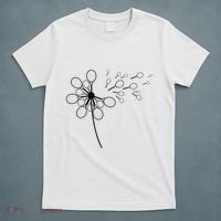 Dandelion Tennis Racket Shirts For Tennis Player T-Shirt thumb 5