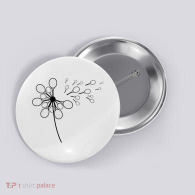 Dandelion Tennis Racket Shirts For Tennis Player Button