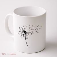 Dandelion Tennis Racket Shirts For Tennis Player Coffee Mug thumb 0