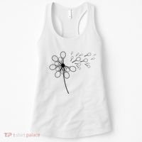 Dandelion Tennis Racket Shirts For Tennis Player Women's Tank Top thumb 0