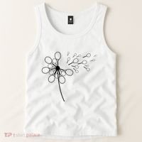 Dandelion Tennis Racket Shirts For Tennis Player Tank Top thumb 2
