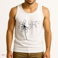 Dandelion Tennis Racket Shirts For Tennis Player Tank Top thumb 3