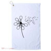 Dandelion Tennis Racket Shirts For Tennis Player Golf Towel thumb 0