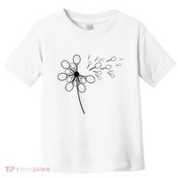 Dandelion Tennis Racket Shirts For Tennis Player Toddler T-Shirt thumb 0