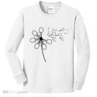 Dandelion Tennis Racket Shirts For Tennis Player Kids Long Sleeve Shirt thumb 0