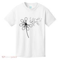 Dandelion Tennis Racket Shirts For Tennis Player Kids T-Shirt thumb 0