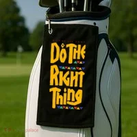 DO THE RIGHT THING Golf Towel thumb 2
