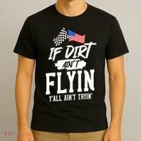 Dirt Track Racing Sprint Car Racing T-Shirt thumb 3