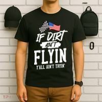 Dirt Track Racing Sprint Car Racing T-Shirt thumb 6