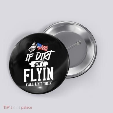 Dirt Track Racing Sprint Car Racing Button