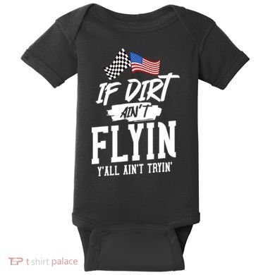 Dirt Track Racing Sprint Car Racing Baby Bodysuit