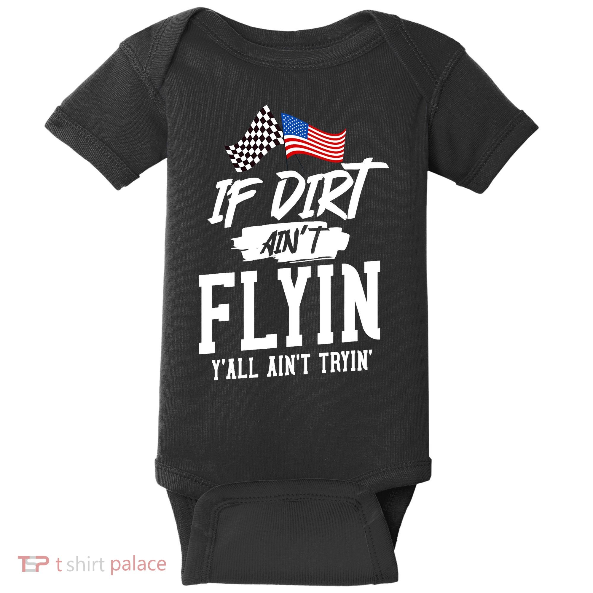 Dirt Track Racing Sprint Car Racing Baby Bodysuit