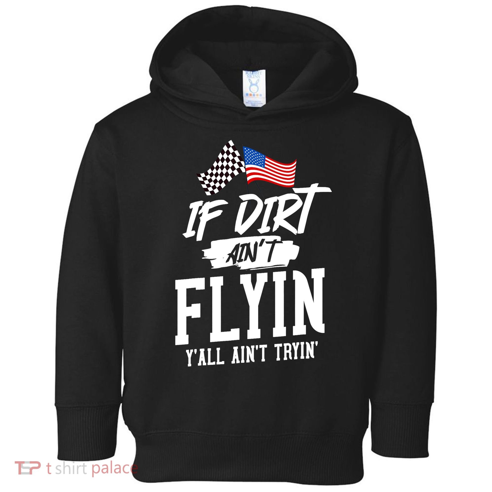 Dirt Track Racing Sprint Car Racing Toddler Hoodie