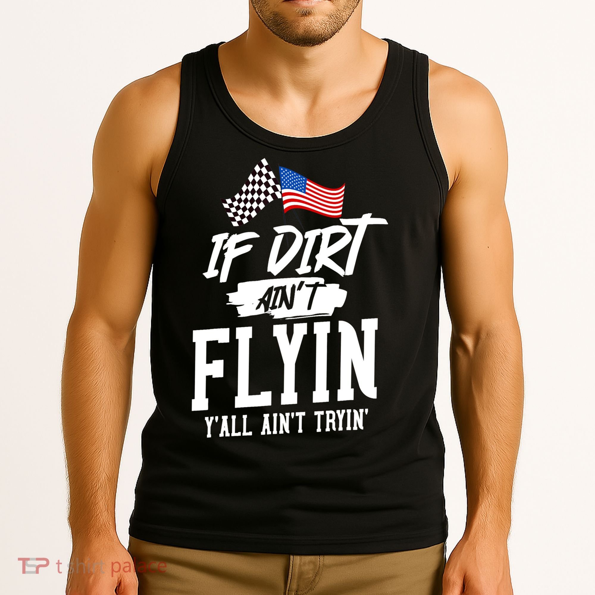 Dirt Track Racing Sprint Car Racing Tank Top