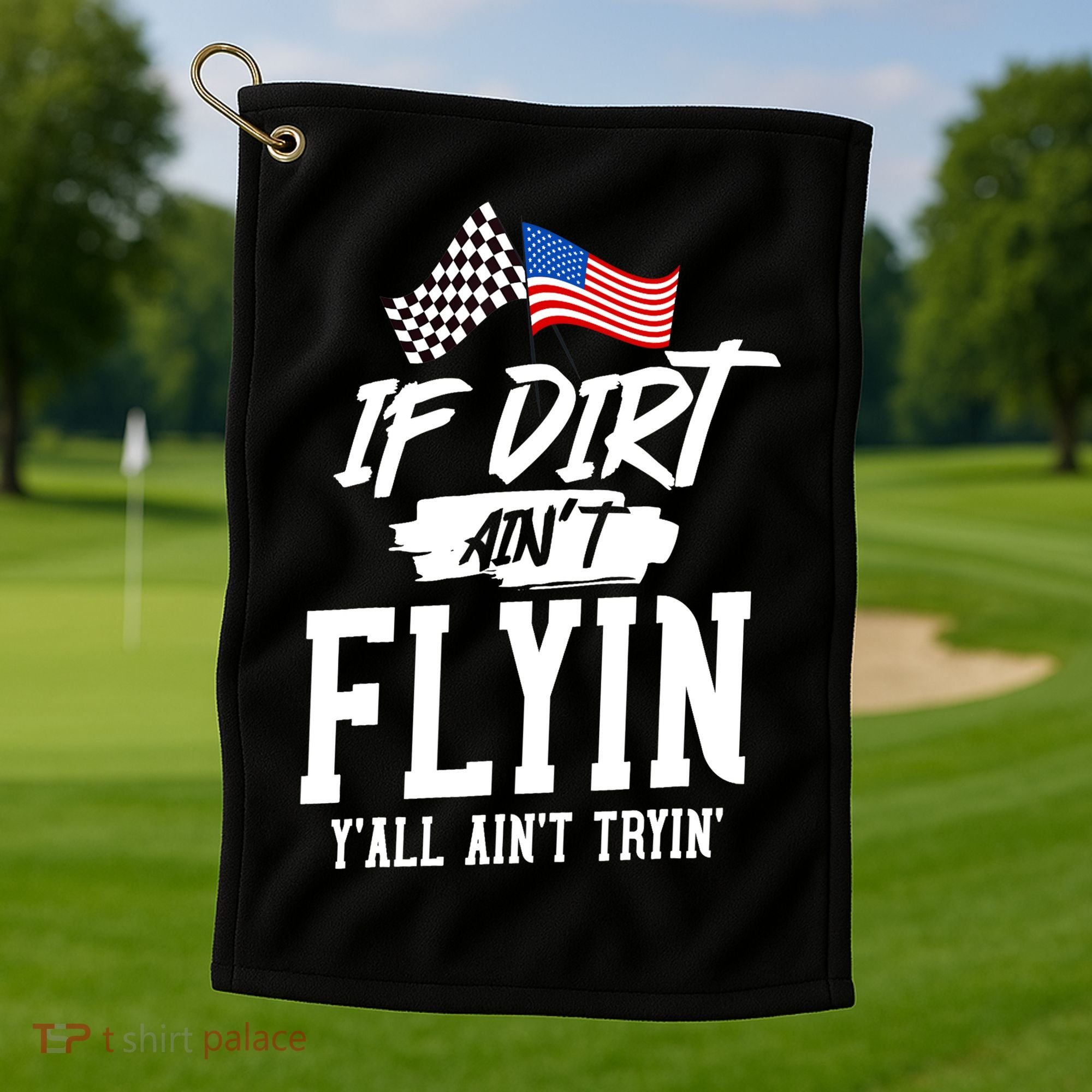 Dirt Track Racing Sprint Car Racing Golf Towel