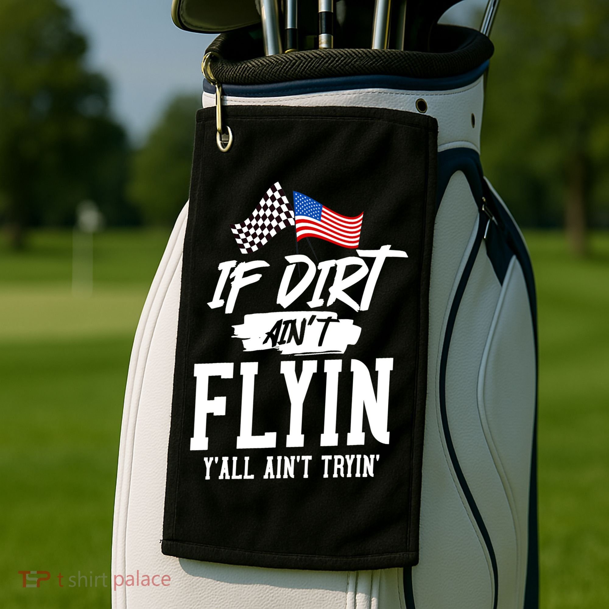 Dirt Track Racing Sprint Car Racing Golf Towel