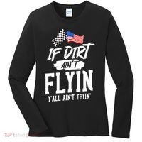 Dirt Track Racing Sprint Car Racing Women's Long Sleeve Shirt thumb 0