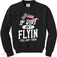 Dirt Track Racing Sprint Car Racing Kids Sweatshirt thumb 0