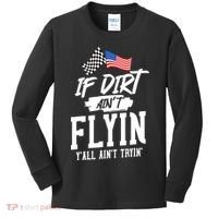 Dirt Track Racing Sprint Car Racing Kids Long Sleeve Shirt thumb 0