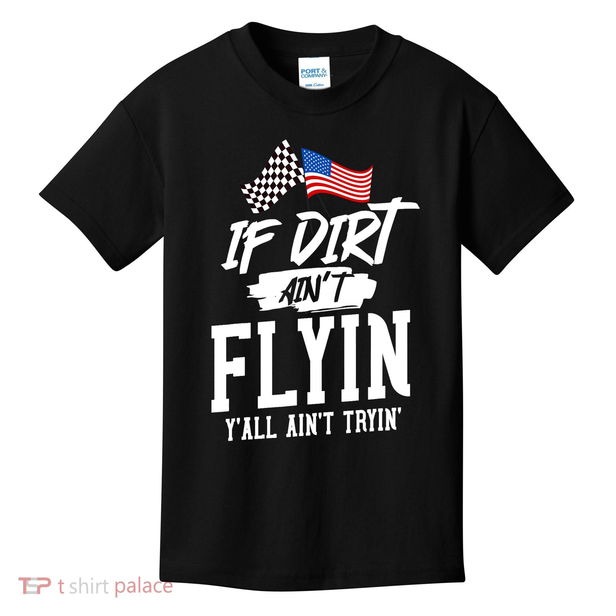 Dirt Track Racing Sprint Car Racing Kids T-Shirt