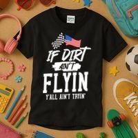 Dirt Track Racing Sprint Car Racing Kids T-Shirt thumb 3