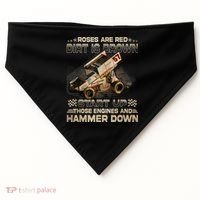 Dirt Track Racing Champion Sprint Car USA-Made Doggie Bandana thumb 0