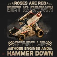 Dirt Track Racing Champion Sprint Car USA-Made Doggie Bandana thumb 2