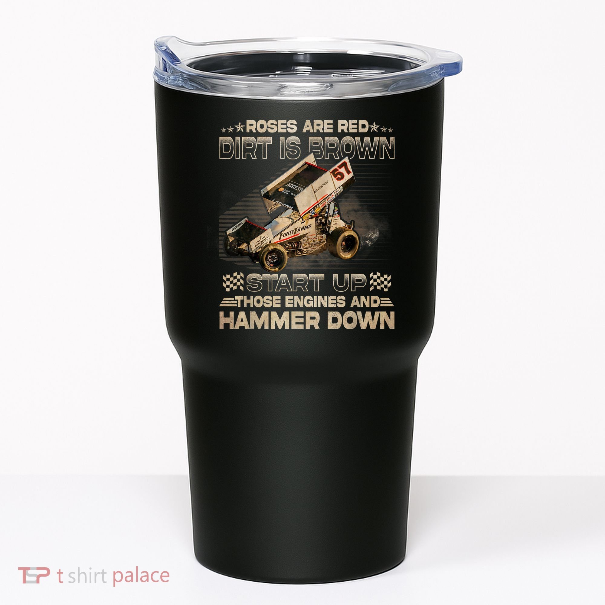 Dirt Track Racing Champion Sprint Car Tumbler