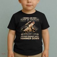 Dirt Track Racing Champion Sprint Car Toddler T-Shirt thumb 2