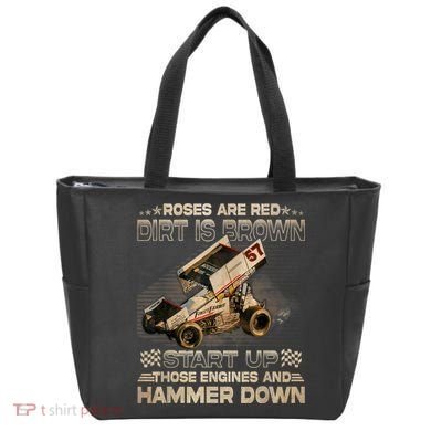 Dirt Track Racing Champion Sprint Car Tote Bag