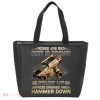 Dirt Track Racing Champion Sprint Car Tote Bag thumb 0