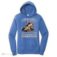 Dirt Track Racing Champion Sprint Car Women's Hoodie thumb 0