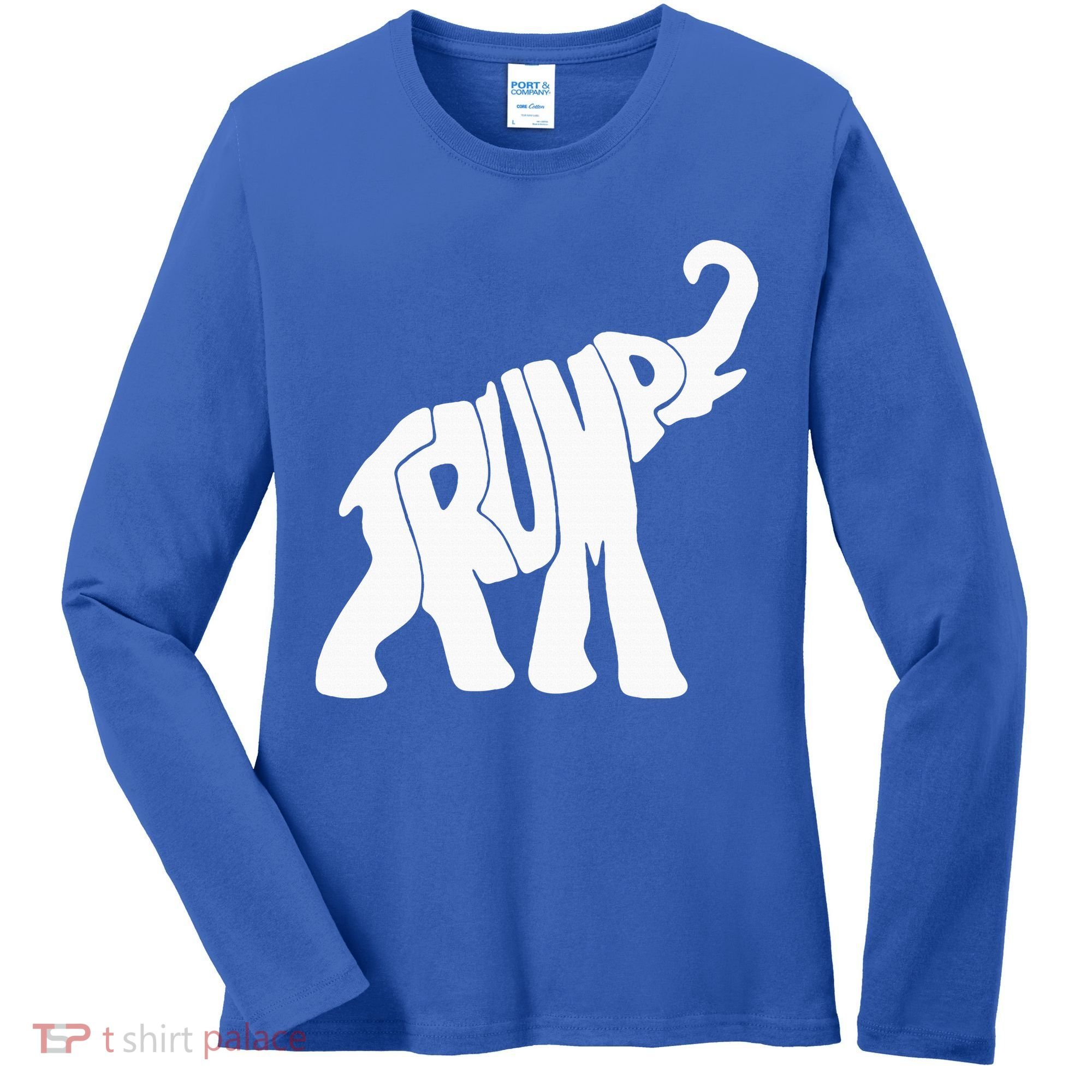 Donald Trump Republican Elephant Trump Women's Long Sleeve Shirt