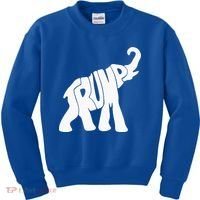 Donald Trump Republican Elephant Trump Kids Sweatshirt thumb 0