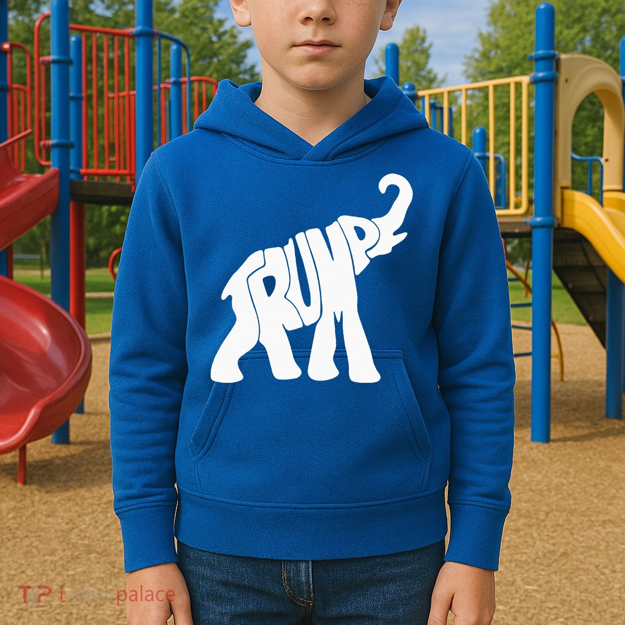 Donald Trump Republican Elephant Trump Kids Hoodie