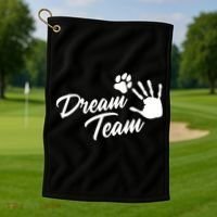 Dream Team Sports Agility Paw Dog Golf Towel thumb 1