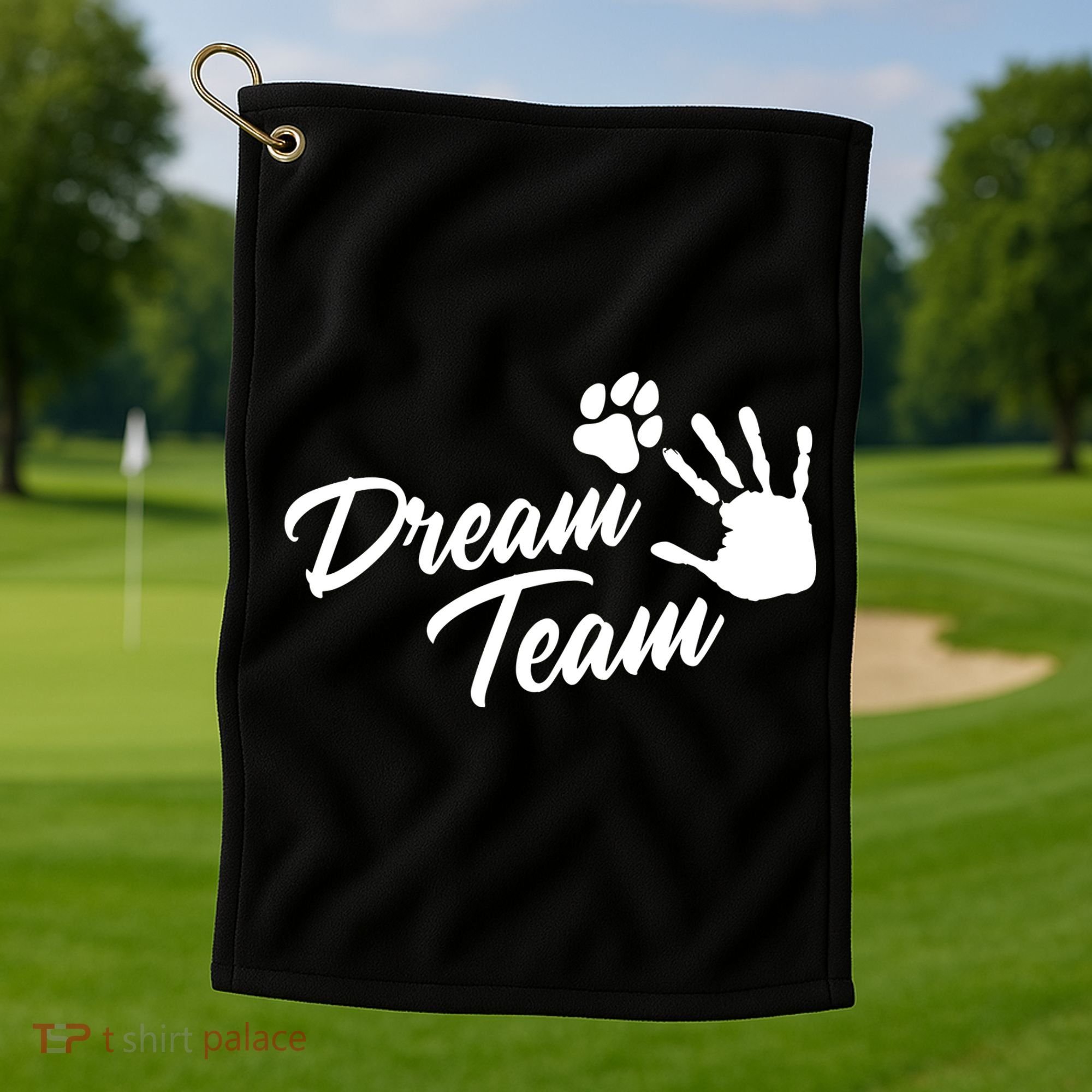 Dream Team Sports Agility Paw Dog Golf Towel
