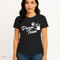 Dream Team Sports Agility Paw Dog Women's T-Shirt thumb 4