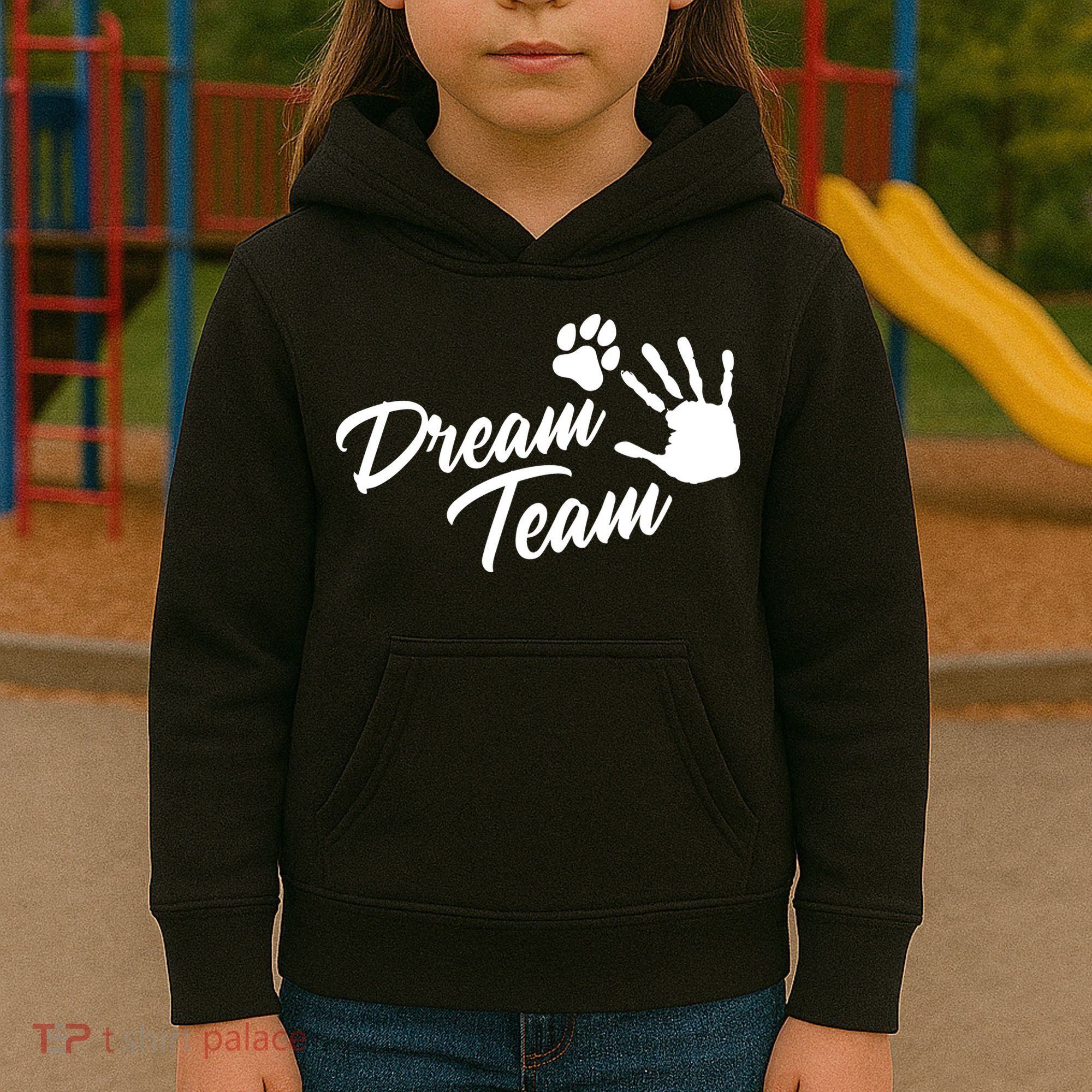 Dream Team Sports Agility Paw Dog Kids Hoodie