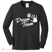 Dream Team Sports Agility Paw Dog Kids Long Sleeve Shirt thumb 0
