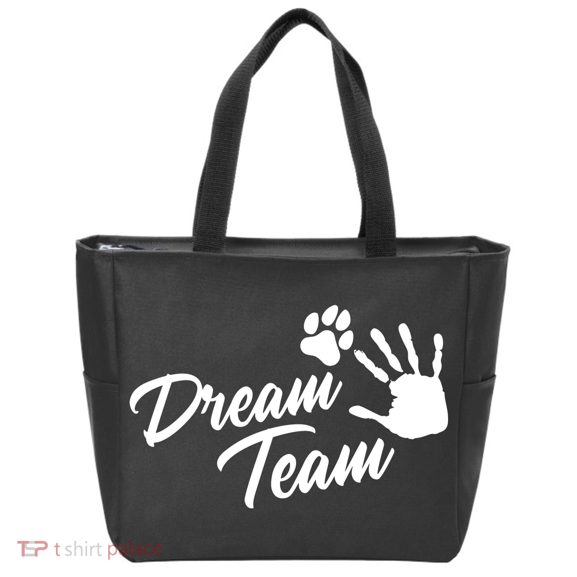 Dream Team Sports Agility Paw Dog Tote Bag