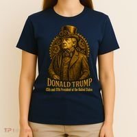 Donald Trump Steam Punk Vintage T-Shirt thumb 4