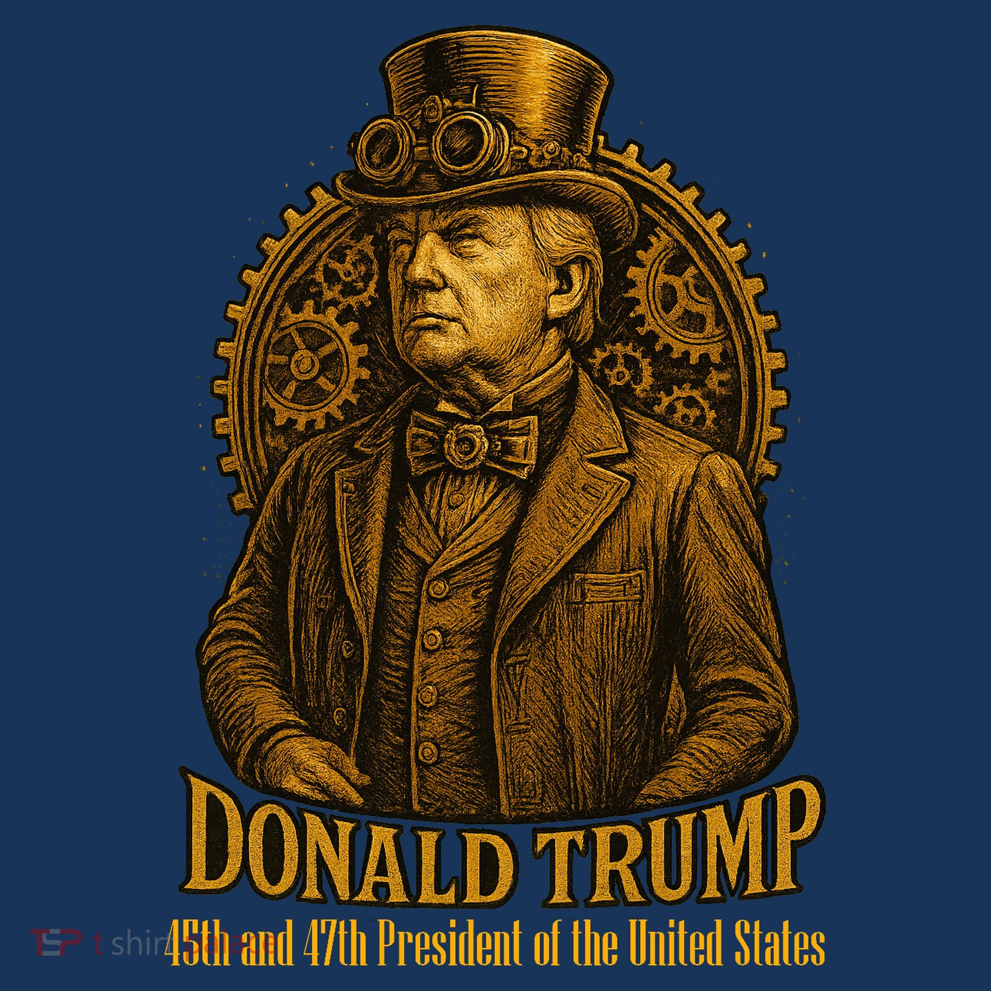 Donald Trump Steam Punk Vintage T-Shirt
