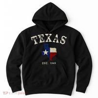 Distressed Texas State Flag Map Hoodie thumb 0