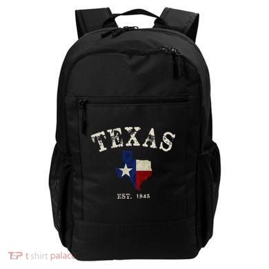 Distressed Texas State Flag Map Backpack