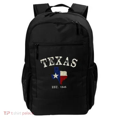 Distressed Texas State Flag Map Backpack