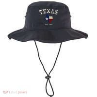 Distressed Texas State Flag Map Bucket Hat thumb 0