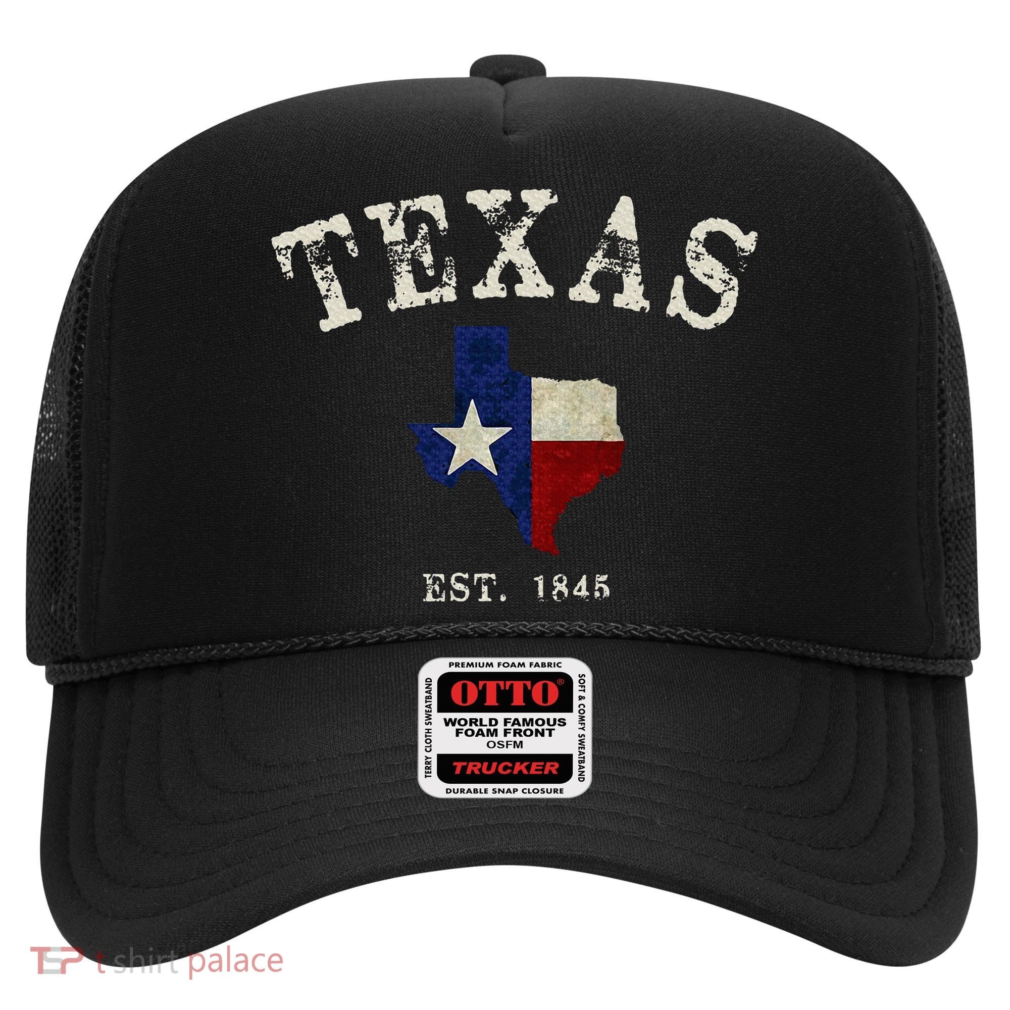 Distressed Texas State Flag Map Hat